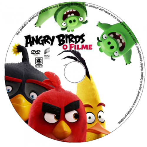 Dvd Angry Birds O Filme - Lacrado - Desenho Animado Original.