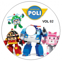 6 DVDs - Robocar Poli 1a e 2a Temp Kits